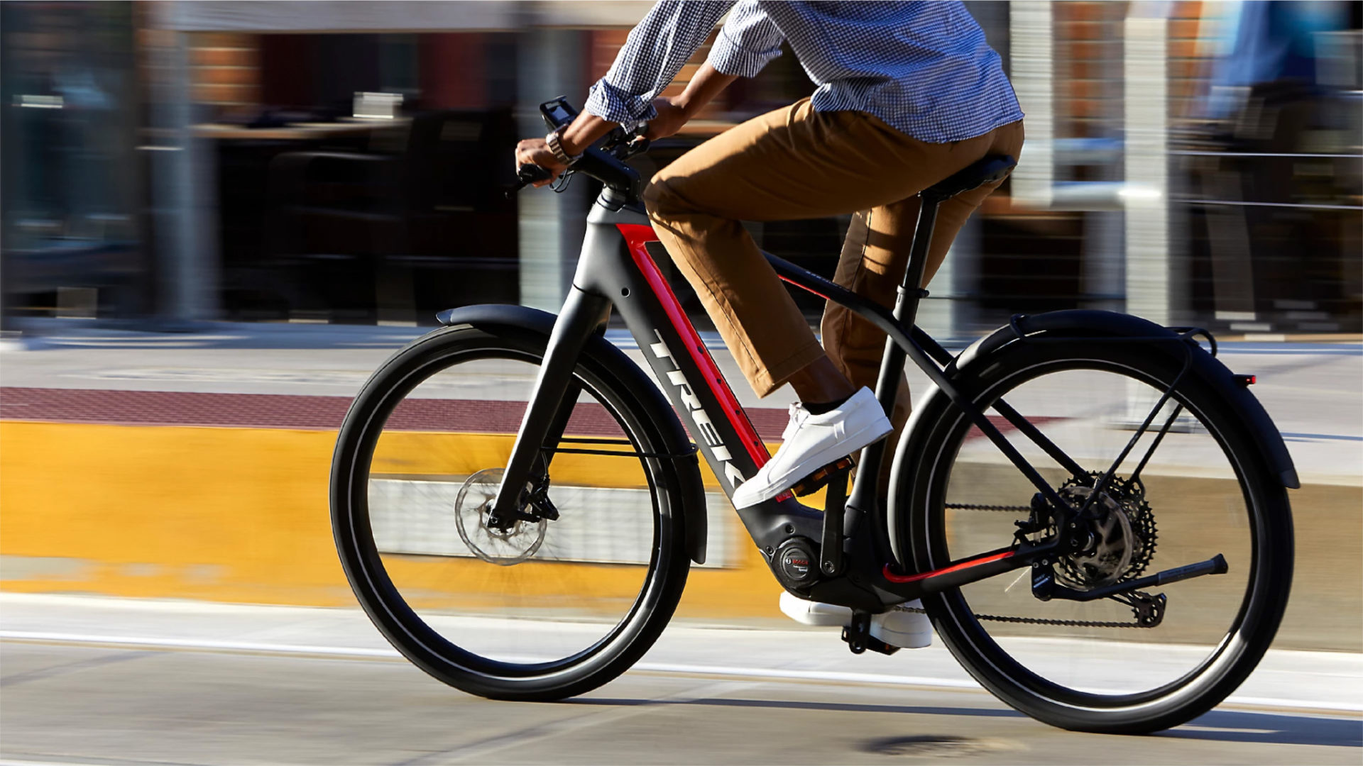 Fietser op Treck Speed pedelec